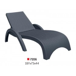 Polypropylene deck chair
